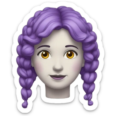 Squelette-style-1850-en-violet sticker