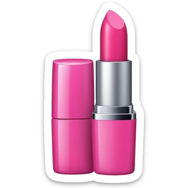 pink lipstick sticker
