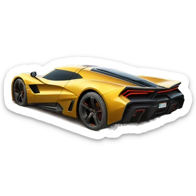 Wonder woman’s off road capable hypercar  sticker