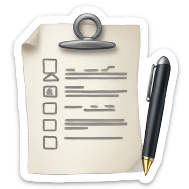 Signing document verify Identity sticker