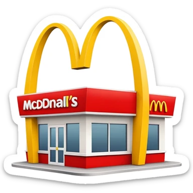 Mcdonalds sticker