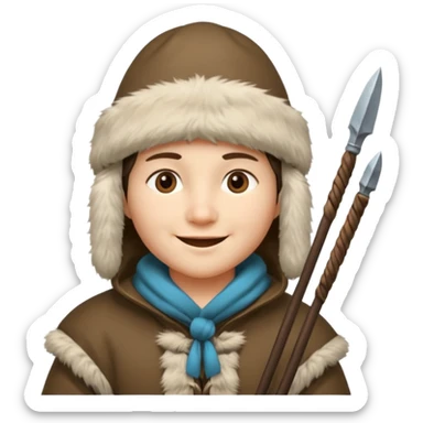 eskimo hunting emoji sticker