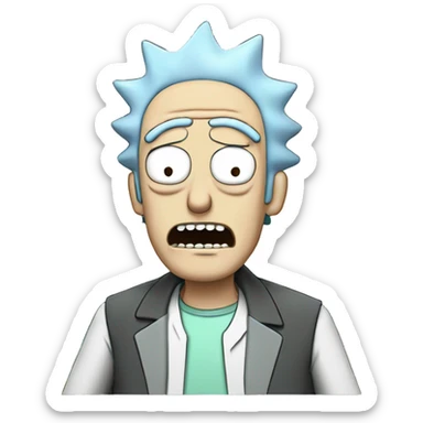Rick and morty  sticker