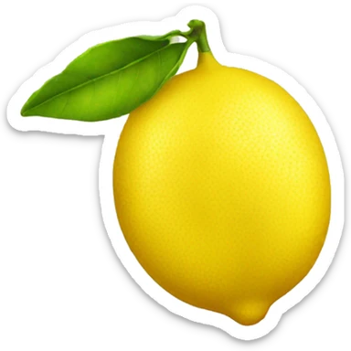 Lemon sticker