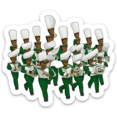 marching 110 sticker
