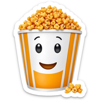 Garrett Carmel and cheddar Chicago popcorn sticker