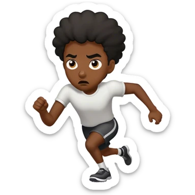 runaway slave realistic sticker