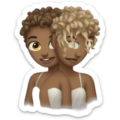 greek myth of twin souls sticker