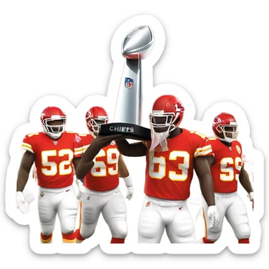 Kansas City Chiefs win Super Bowl sticker