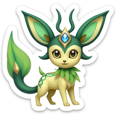 Amaura-Celebi-Umbreon-Leafeon-fusion sticker