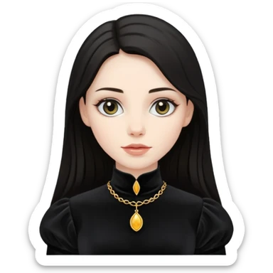 1600's european female sticker