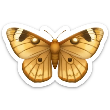 Moth sticker