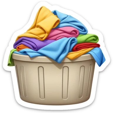 Mountain of laundry sticker