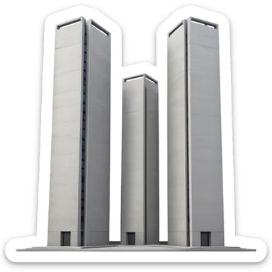 Twin towers  sticker