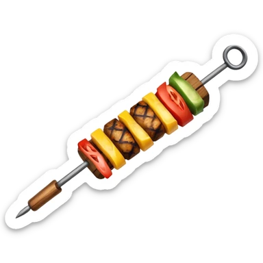 kebab skewer sticker