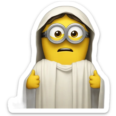 Minion JesusChrist sticker