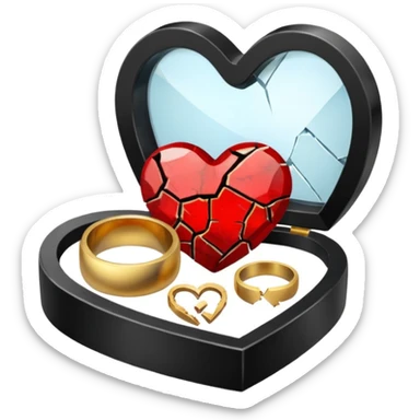 Marriage divorces sticker