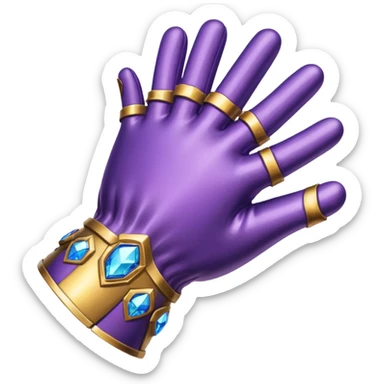 The glove of thanos sticker