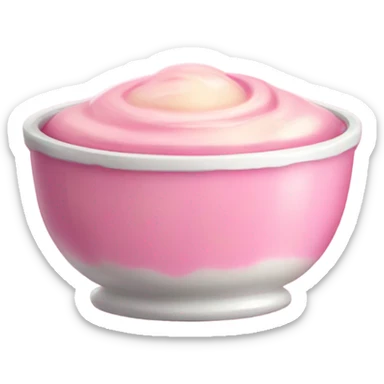 pink vanilla pudding  sticker