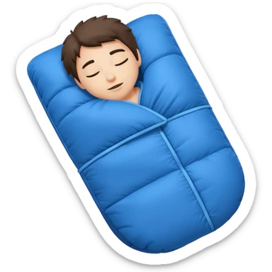 Camp Essentials, sleeping bag sticker