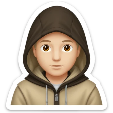 Ahora con capucha  sticker