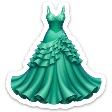 Human Ariel’s dress sticker