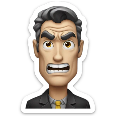 two face batman sticker