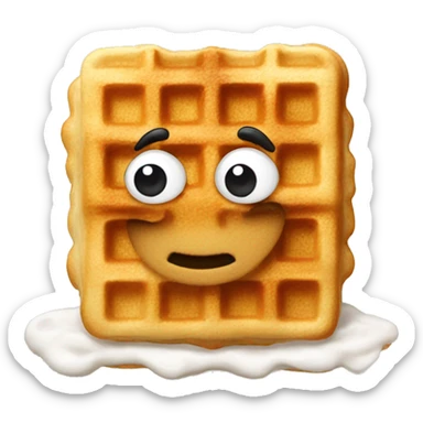 Poetic waffles  sticker