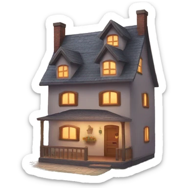 cozy home sticker