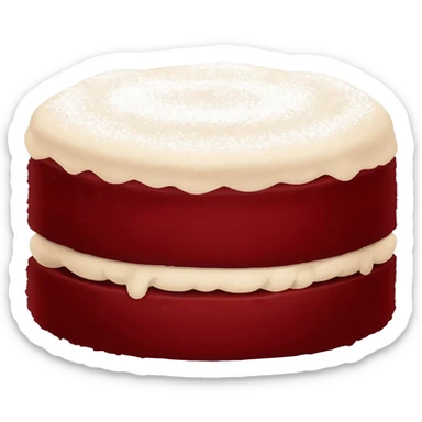 Red velvet cake sticker