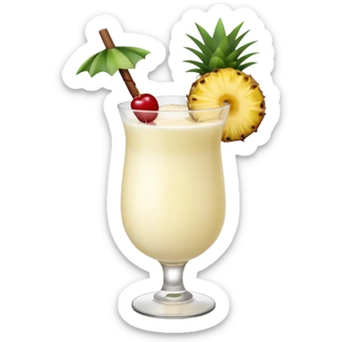 Piña colada sticker