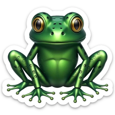 bionic frog sticker