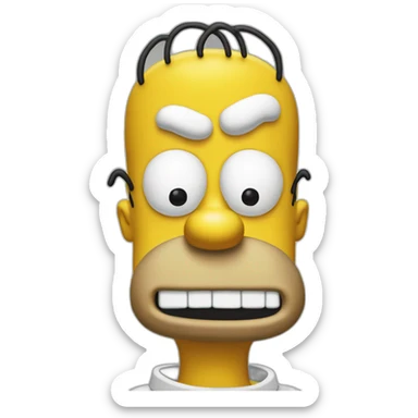 homer-simpson-from-simpsons-exasperated-doh sticker