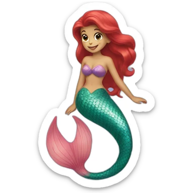 Ariel Mermaid sticker