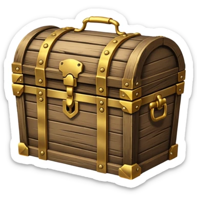 treasure chest sticker