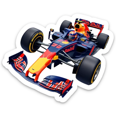 Max Verstappen F1 Car sticker