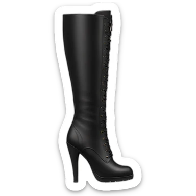 knee high heel boot sticker
