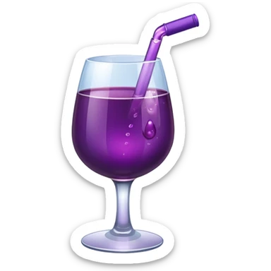 Grapes Drink with alochol sticker