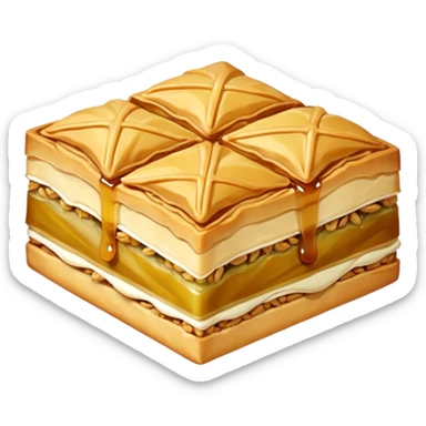 baklava slice  sticker