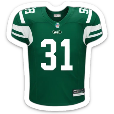 Jets jersey sticker