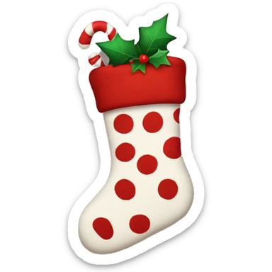 Christmas sock  sticker