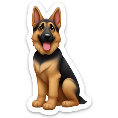 German shepherd uggs sticker