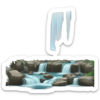 Waterfalls  sticker