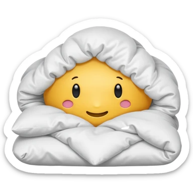 Oreiller sans visage sticker