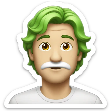 zelenskiy wit white powder on his nose sticker