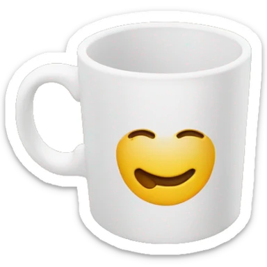 coffee drinker 321 label on cup sticker