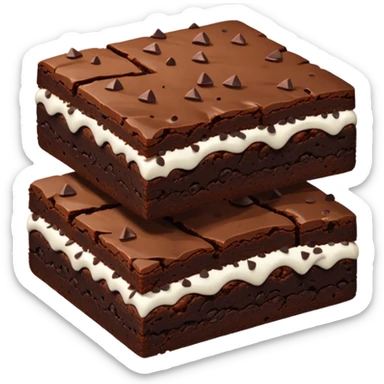 Triple Chocolate Brownie sticker