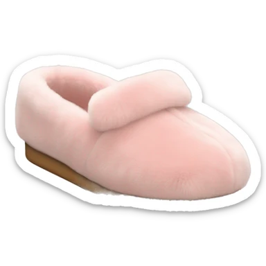Light pink luxury slippers sticker