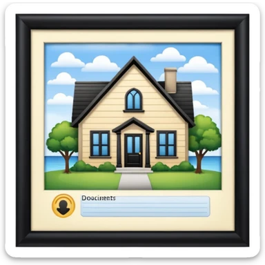 documents and personal license deuda casa sticker