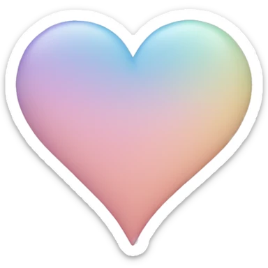 Heart-coloured-pastel-shade sticker
